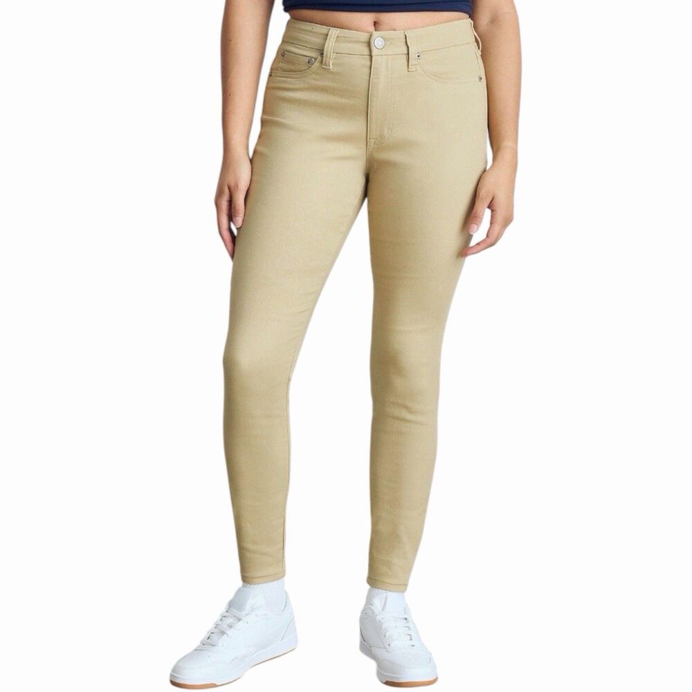 American Eagle Women's High-Rise Next Level Stretch Jeggings 00 Short 24W Khaki
